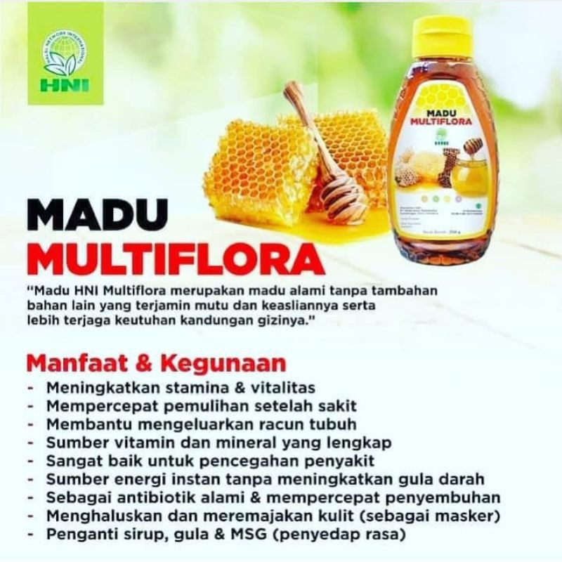 

MADU MULTIFLORA | 100% DARI MADU ALAMI