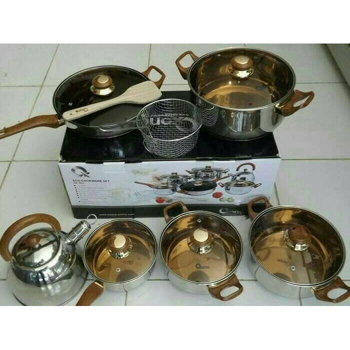 Panci Set Stainless Oxone Ox-933 | Cookware Set Oxone Ox933