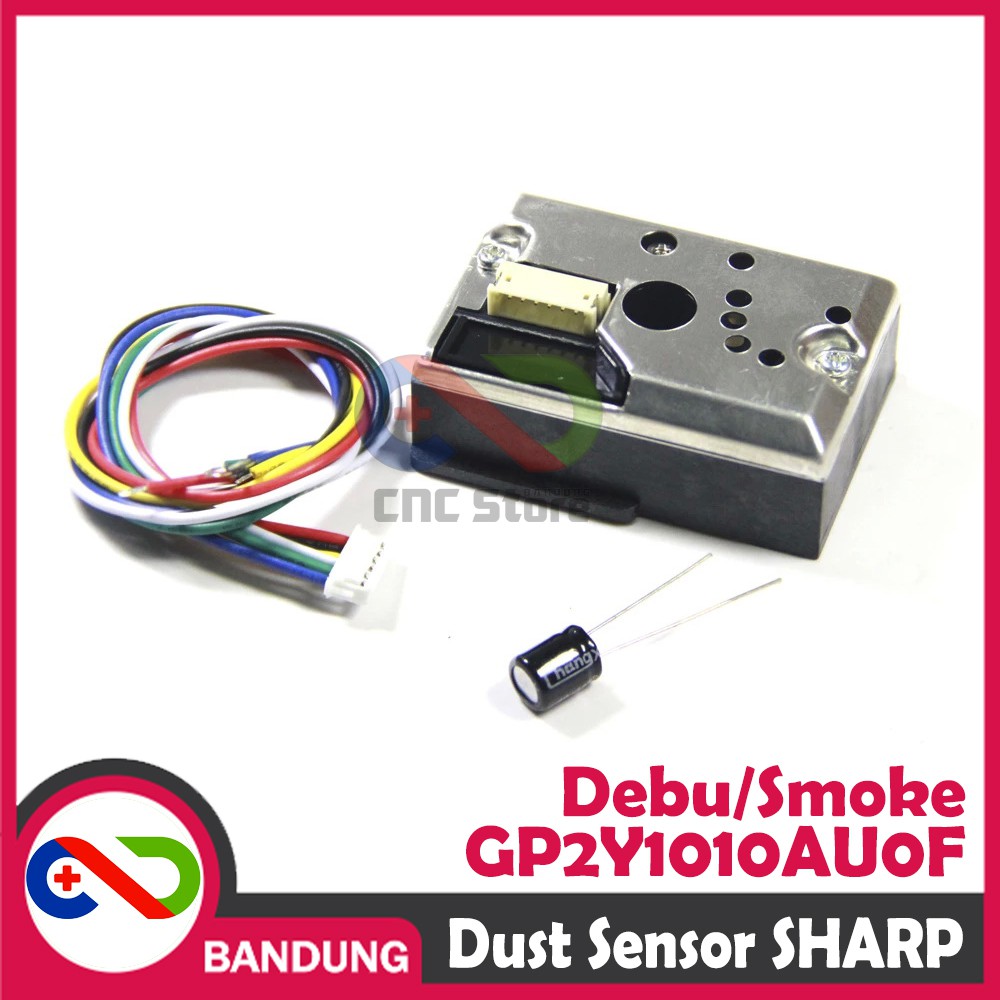 SHARP SENSOR DEBU GP2Y1010AU0F DUST SMOKE ASAP OPTICAL PM2.5