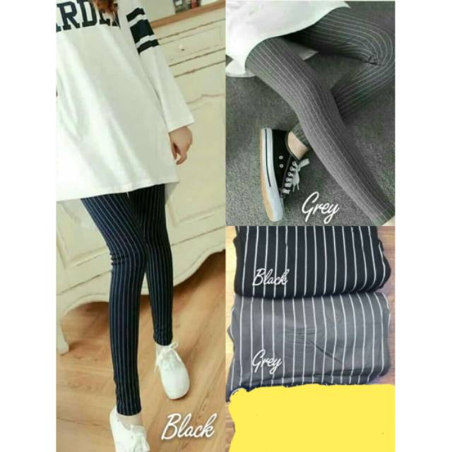 NEW LEGGING IMPORT SALUR HITAM/LEGGING MURAH SALUR