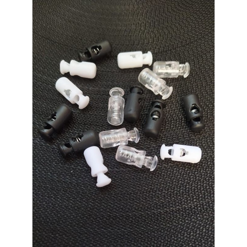 Stropper botol mini kecil untuk tali 2mm, 10pcs