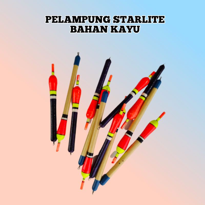 PELAMPUNG STARLITE KAYU 11CM