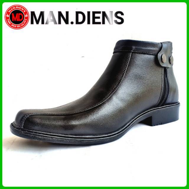 MANDIENS - SJ164 Sepatu Kulit Boots Pria Original Medali Export Quality