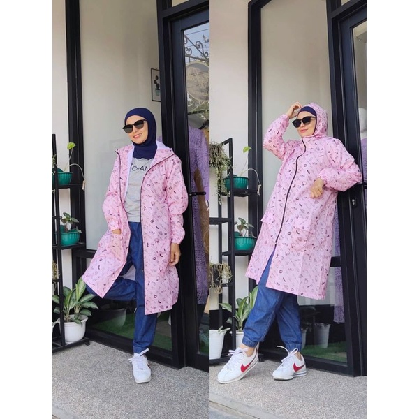 Ready Long Jaket Matt Parasut (inner jaring) Free Masker