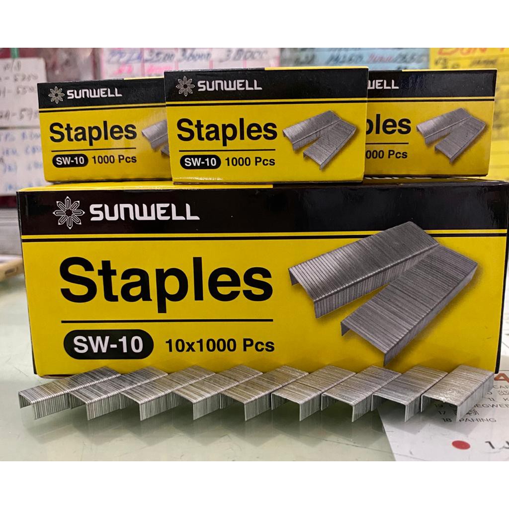 

Isi stapler Sunwell No.10 & 24/6