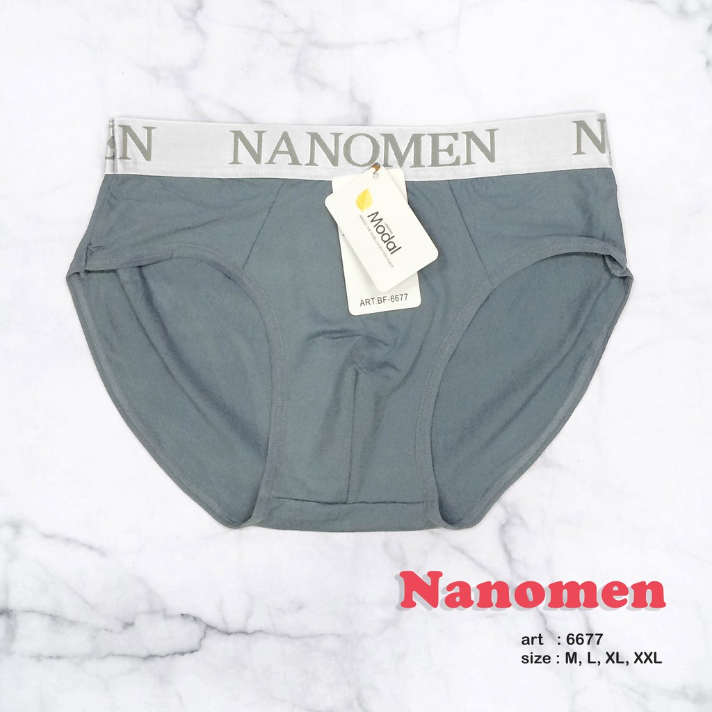 NANOMEN | Celana Dalam Pria / Celana Dalam Segi3 Pria / art NM 6677