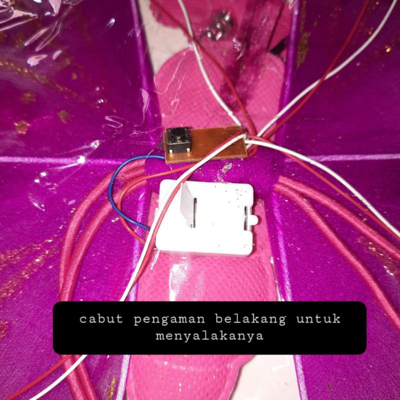 1sett SAYAP PERI KUPU KUPU LED SAYAP TONGKAT BANDO GROSIR