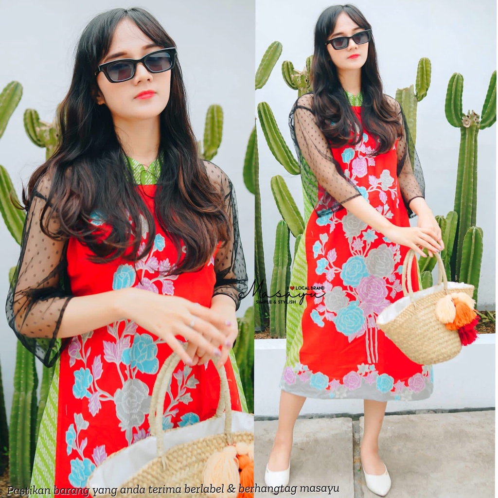 Dress Batik Encim Gita Asmara Ori MSY
