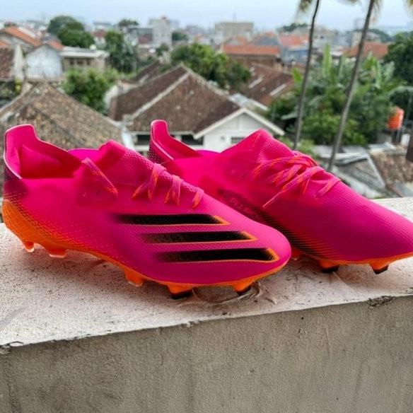 SEPATU BOLA ADIDAS X GHOSTED.1 PINK BLACK DCVD32151