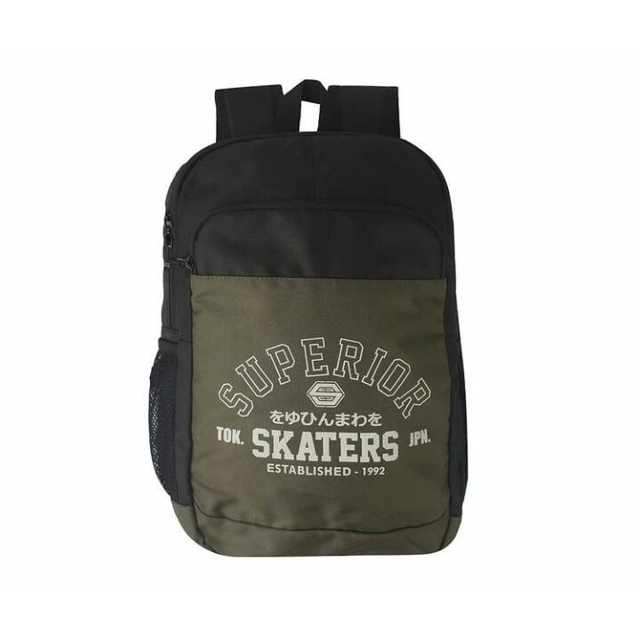 TAS RANSEL LAPTOP SKATERS SB093 HIJAU OLIVE HITAM