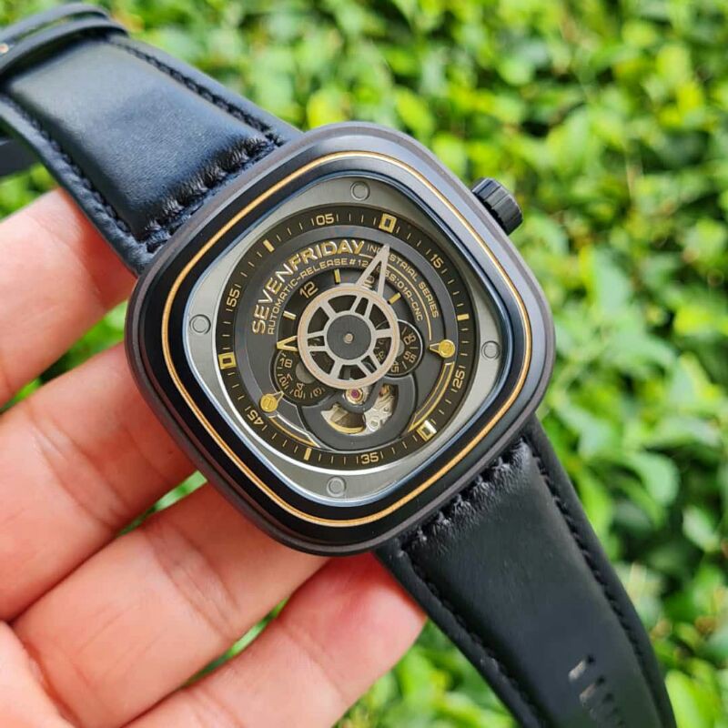 Sevenfriday SF-P2/02 Automatic Miyota Japan NFC Aktif Original Jam Tangan Pria Garansi 1 Tahun
