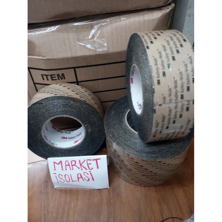 

Safety Walk Tape 3m 610 BLACK HITAM - Anti licin - Anti slip 2 inch x 18 meter