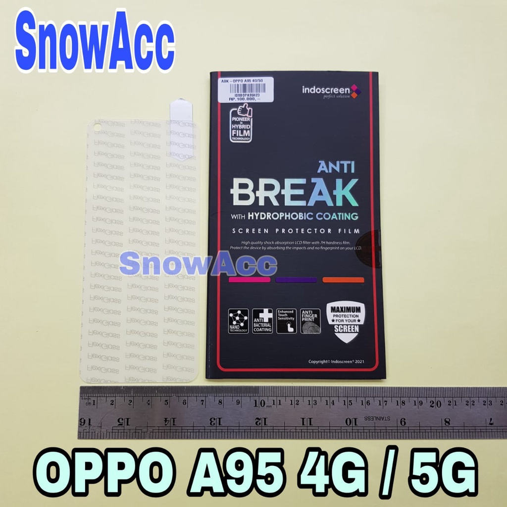 Indoscreen Anti Break OPPO A95 4G / OPPO A95 5G Anti Gores