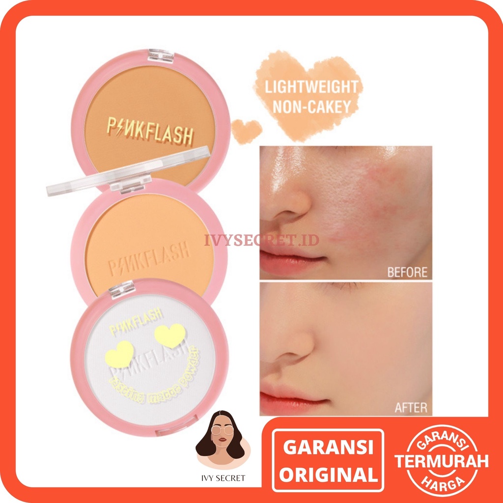 Pinkflash Pressed Powder Pinkflash Bedak Padat Pinkflash Bedak Pinkflash Bedak Pink Flash Bedak Padat Pink Flash Powder Pinkflas