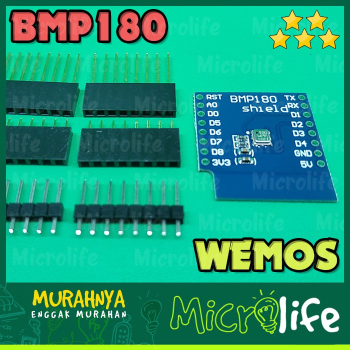 BMP180 Shield Atmospheric Pressure WEMOS SENSOR TEKANAN UDARA