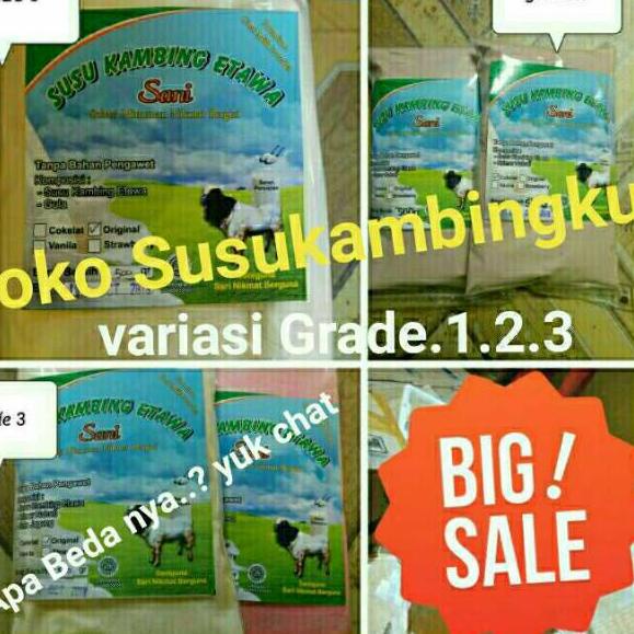 

Model Terkini➲ Sale 1kg SUSU KAMBING ETAWA grade 1 2 3 aneka rasa susu kambing etawaku asli susu kambing etawa 77