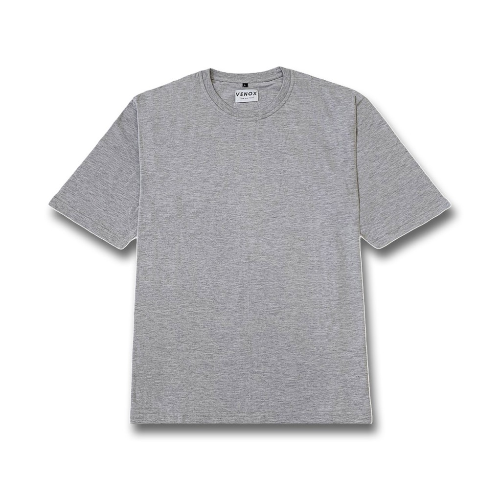 KAOS BAJU OVERSIZED - Kaos Baju Polos Oversize Abu Unisex oversized T-shirt MISTY GREY