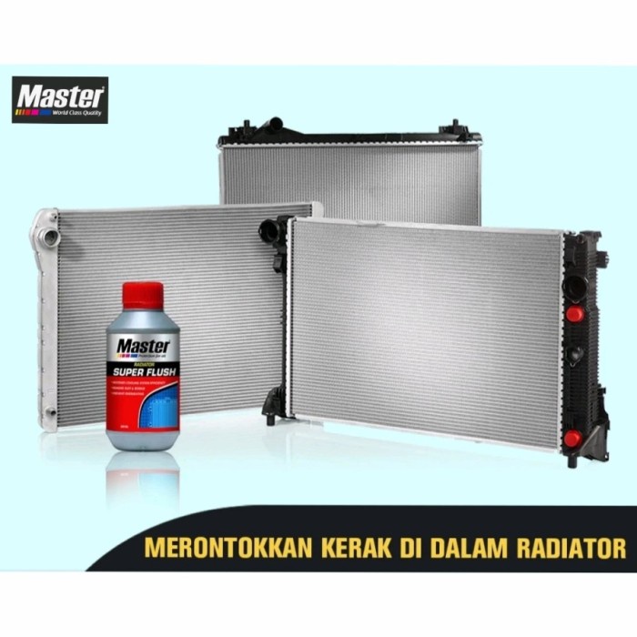 Master Radiator Super Flush 300 ml Cairan Kuras Pembersih Karat Kerak