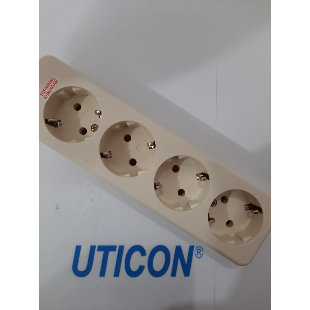 Stop Kontak Arde Uticon 4 Lubang St-148