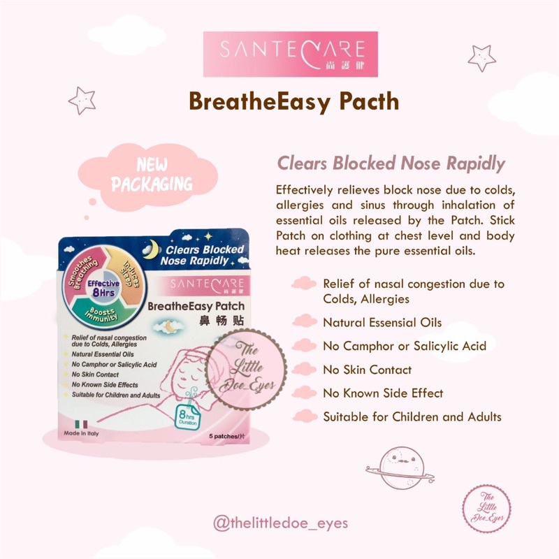 [READY EXP 2025] BreatheEasy Patch by SanteCare -- batch terbaru