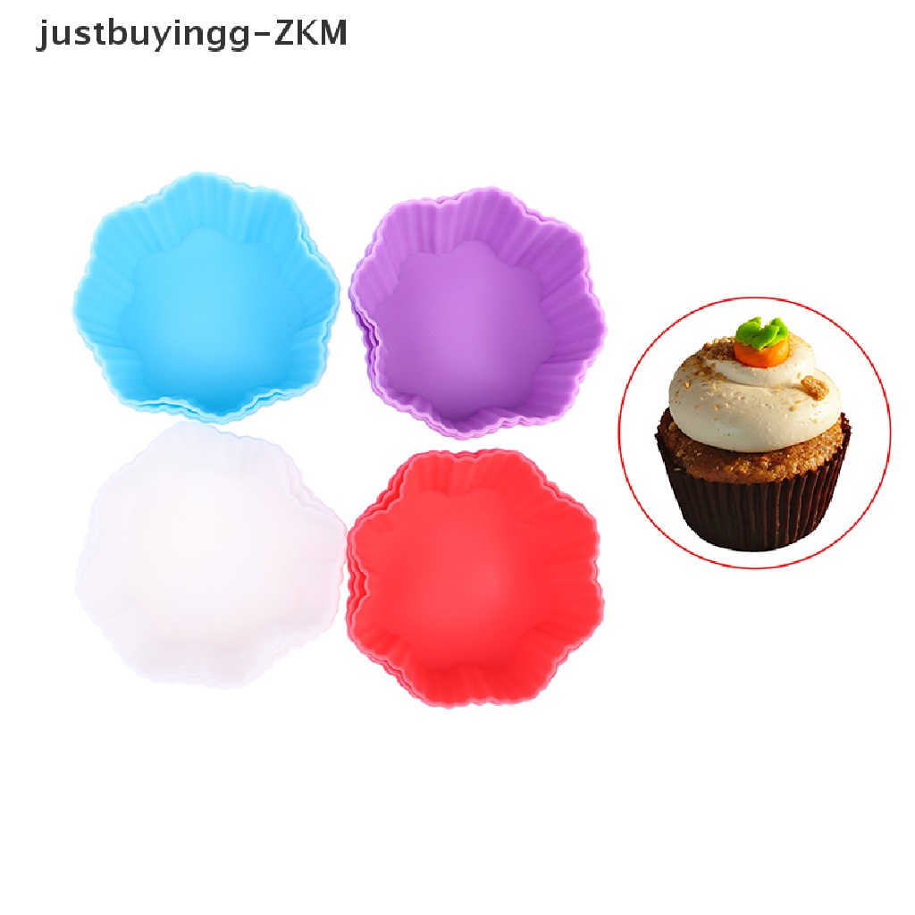 6 Pcs Cetakan Kue Muffin Bahan Silikon