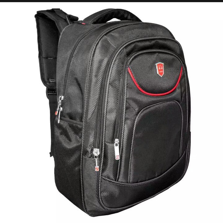 Losvek tas ransel pria tas laptop pria dan wanita tas punggung original - black