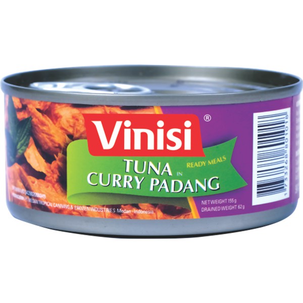 

Paket 6 Kaleng Vinisi Tuna Gulai Padang 155 Gr