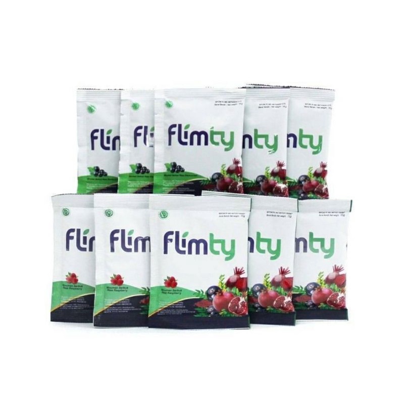 

FLIMTY - Fiber Diet Pelangsing 100% Original HALAL BPOM 10 sachet (blackcurrant/raspberry)