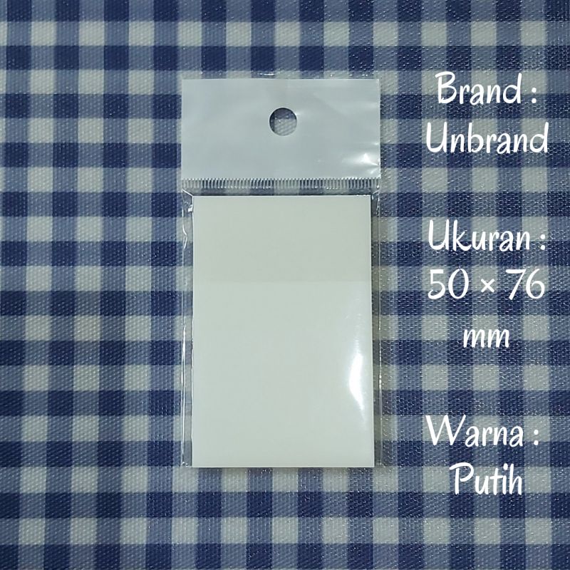 (READY STOCK) Sticky Note Transparan-UB-50×76-P