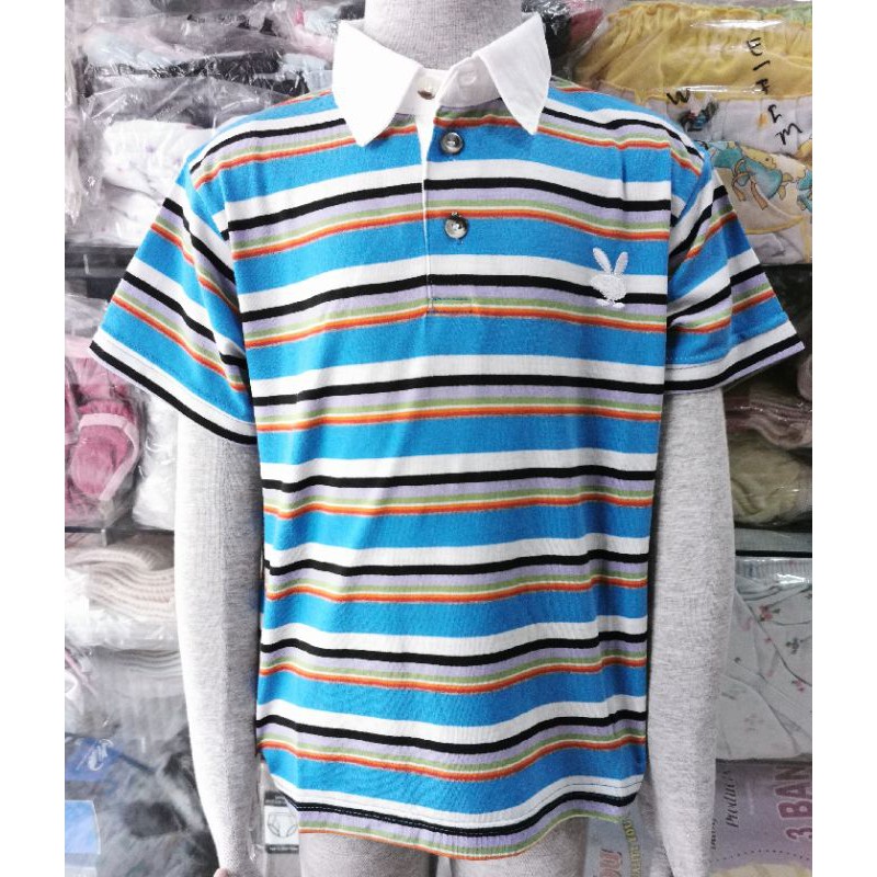 Baju kaos anak salur laki laki 2-6 thn Baju oblong anak cowok katun Pakaian anak laki laki murah