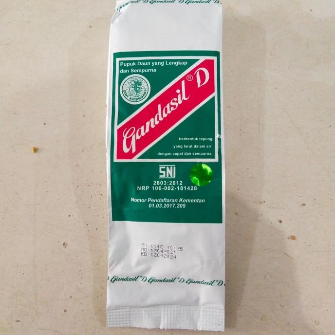 populer] pupuk daun gandasil 500grm
