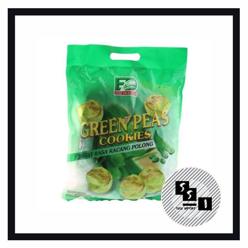 

Ever Delicious Green Peas / Biskuit Kacang Polong / green peas cookies 350grm