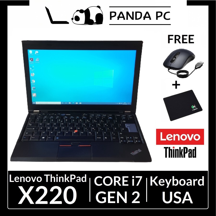 Lenovo ThinkPad X220 Core i7 Gen 2 Laptop Notebook Second Termurah 12&quot;