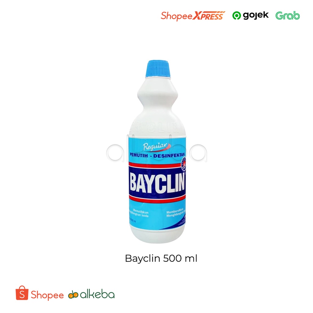 Bayclin Pemutih Pakaian 500 ml bleaching kemasan botol 500ml