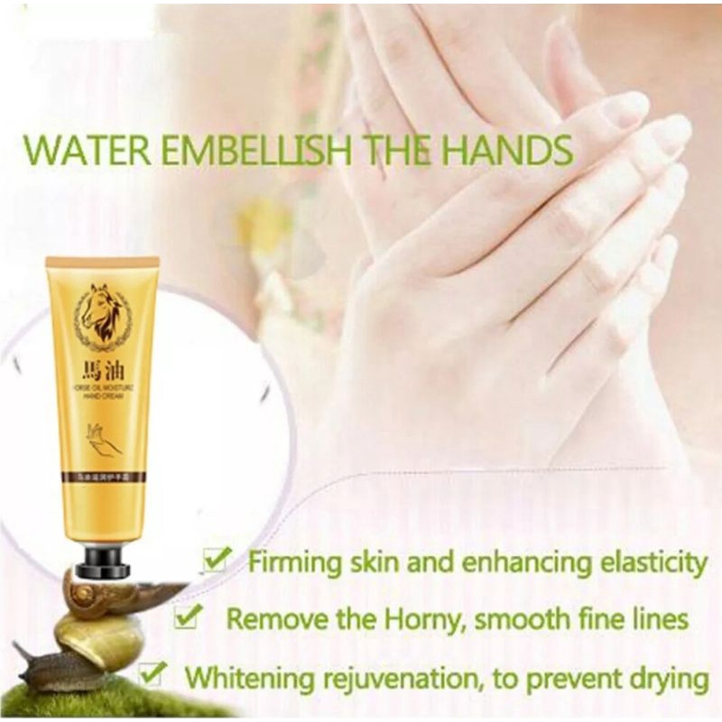 IMAGES HORSE OIL MOISTURIZING HAND CREAM PENUAN TANGAN KAKI KULIT KERING MELEMBABKAN MEMUTIHKAN 30ML