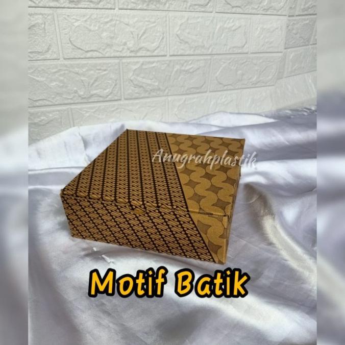 

#@#@#@#@] Dus Kraft Coklat Motif uk 20 x 20 PERPACK