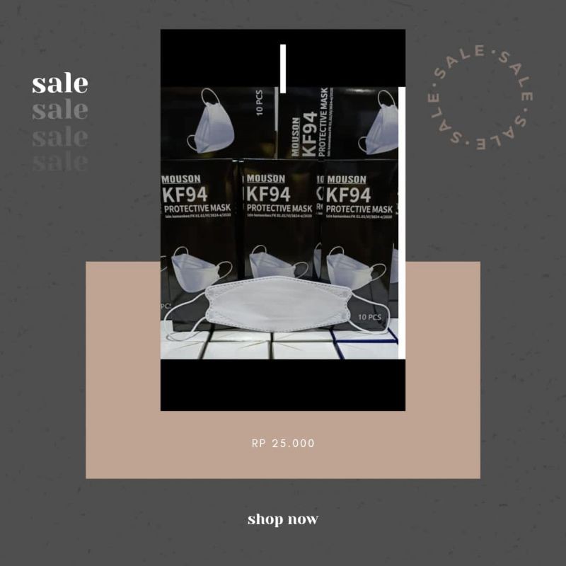 Masker medis mouson KF94