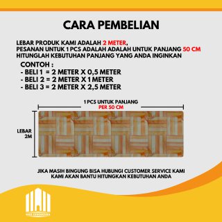 KARPET LANTAI VINYL METERAN  TEBAL IMPORT