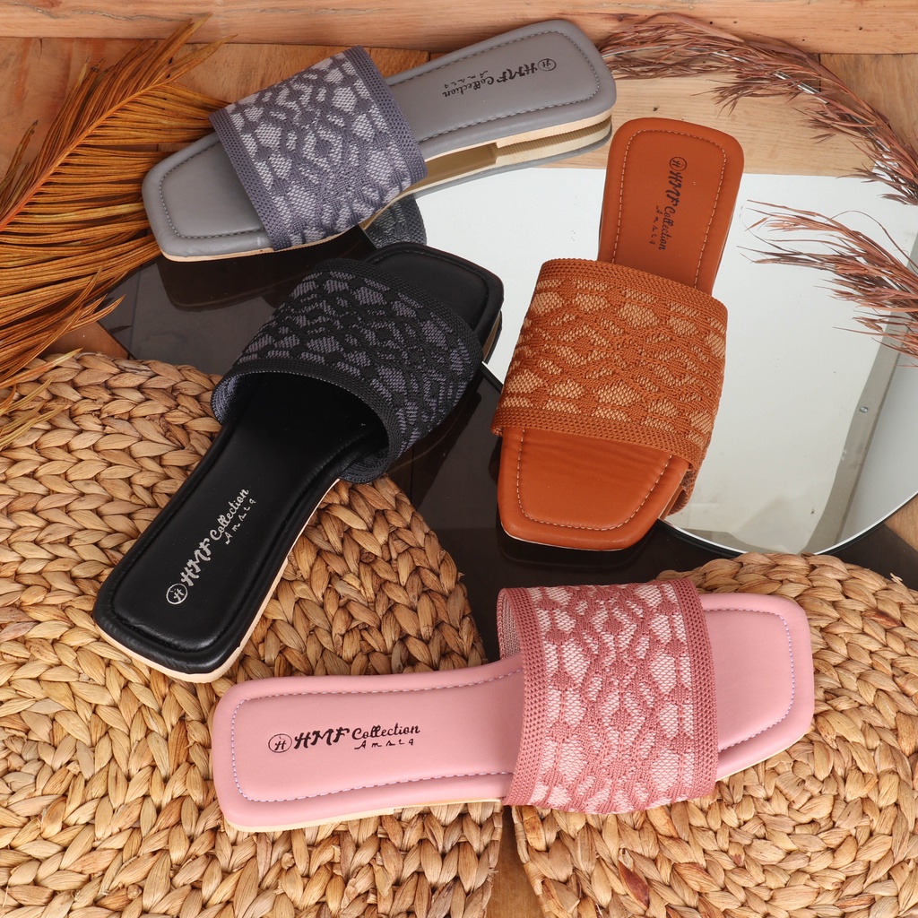 HMF Evy Sandal Flat Wanita DN04