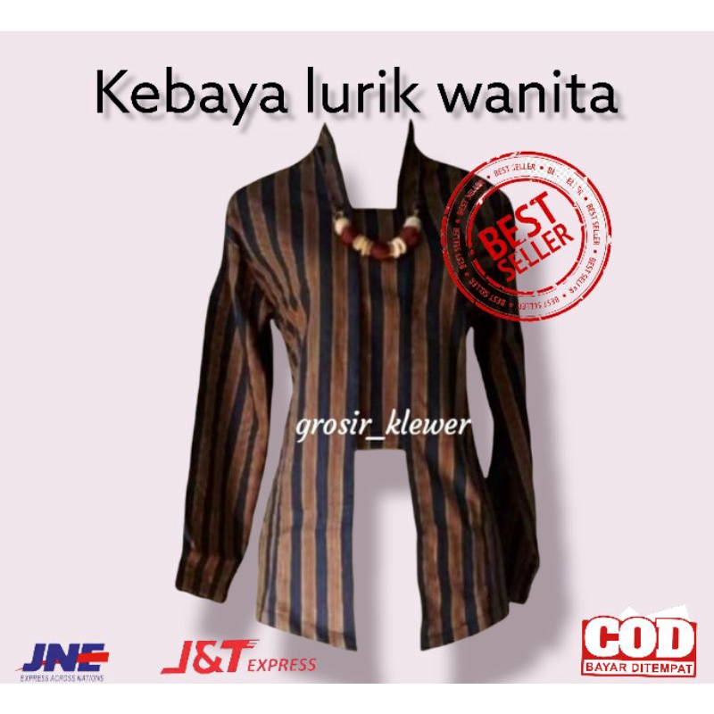 BEST SELLER‼️Lurik wanita | kebaya lurik | Baju lurik |  Baju adat jawa - Kebaya Wanita Modern