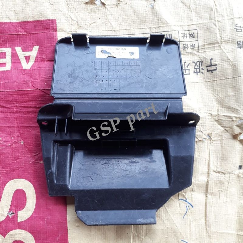 cover tutup bagasi aki accu honda supra x 125 original