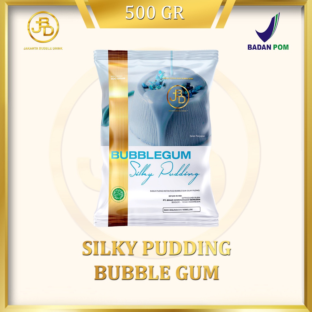 Silky Pudding BUBBLE GUM -  Silky Bubuk Powder  | Jakarta Bubble Drink