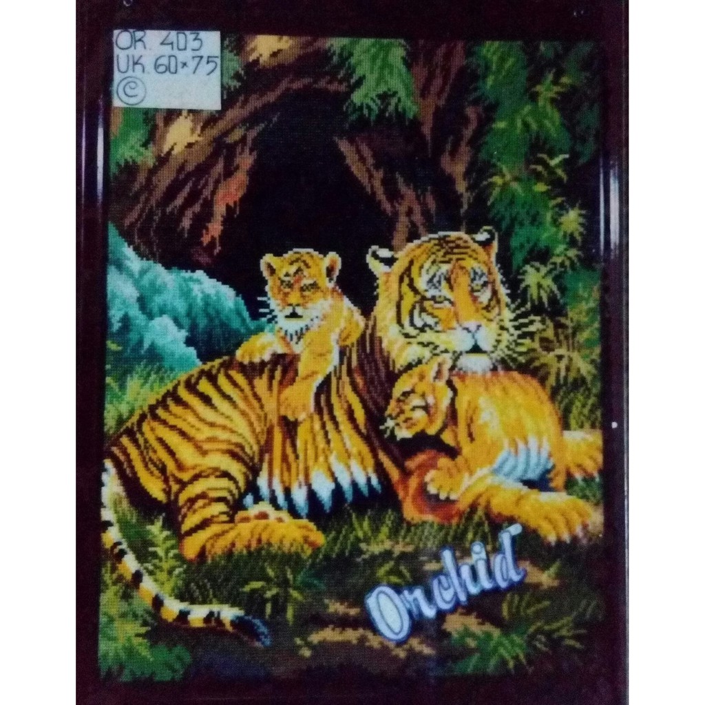 KRUISSTEEK KRISTIK ORCHID MOTIF MACAN or 403