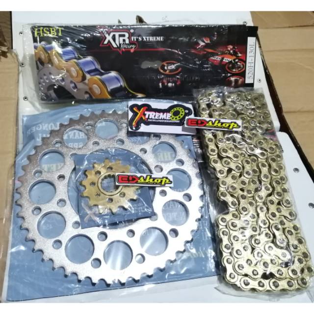 Gear 1 SET N250 520 XTR XTREME NINJA 250 Z250 RR MONO RACING GER GIR BAJA NO SSS MURAH