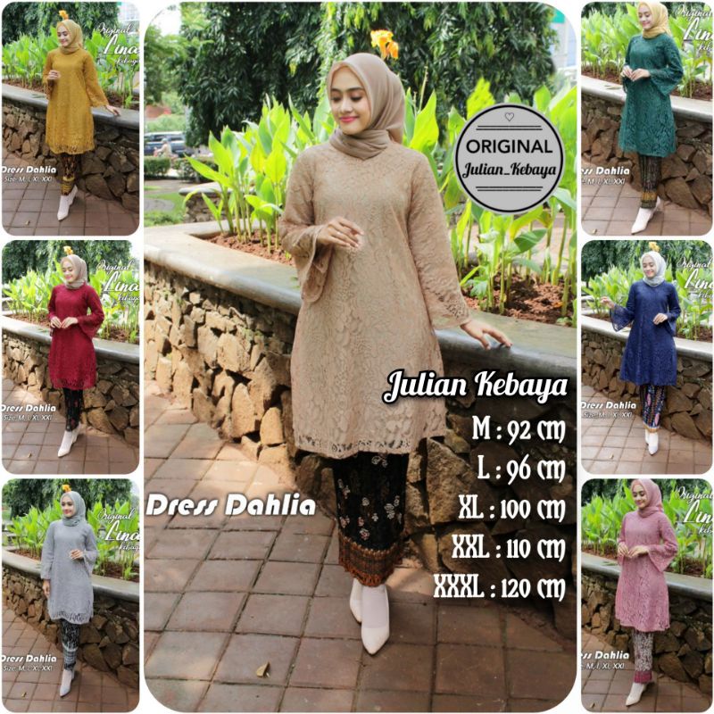 KEBAYA BRUKAT MODERN JUMBO LD 120 Baju Pesta Modern