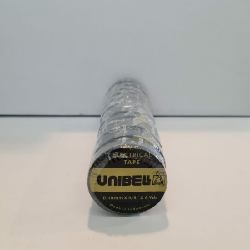 

HJK Isolasi Listrik Hitam Unibel Roll / 12 Roll bulat