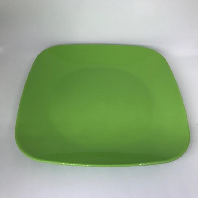 [COD] PIRING COREL FIBER MELAMIN KUALITAS PREMIUM BERBAHAN SAFE FOOD-Hijau (BESAR)