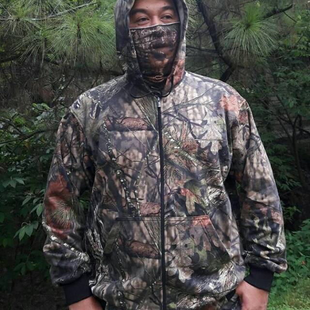 SWEATER HOODIE CAMO HUNTING BERKUALITAS