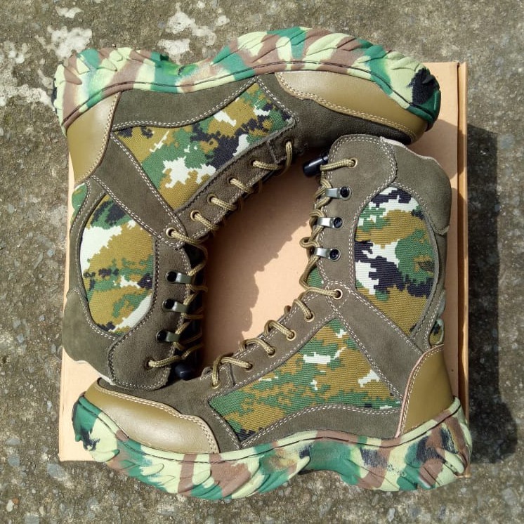 SEPATU PDL KULIT ASLI SEPATU PDL TNI SEPATU PDL LORENG KOSTRAD SEPATU PDL MILITARY AD