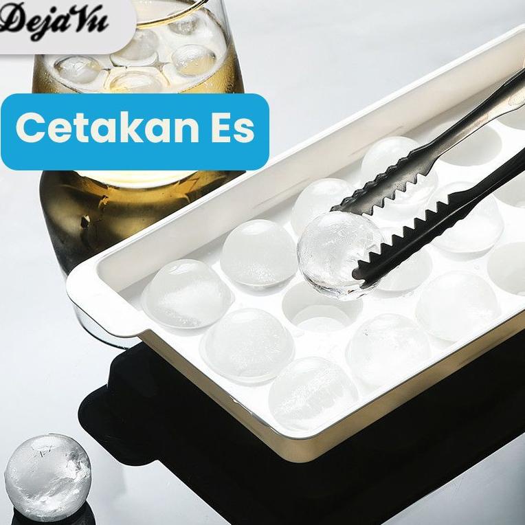 P35K Dejavu Cetakan Es Batu Bulat Bola Cetakan Puding Telur Puyuh Es Jelly Bolong Coklat Lolipop HRM